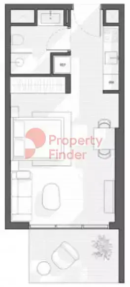 Планировка — Студия, 41 м²