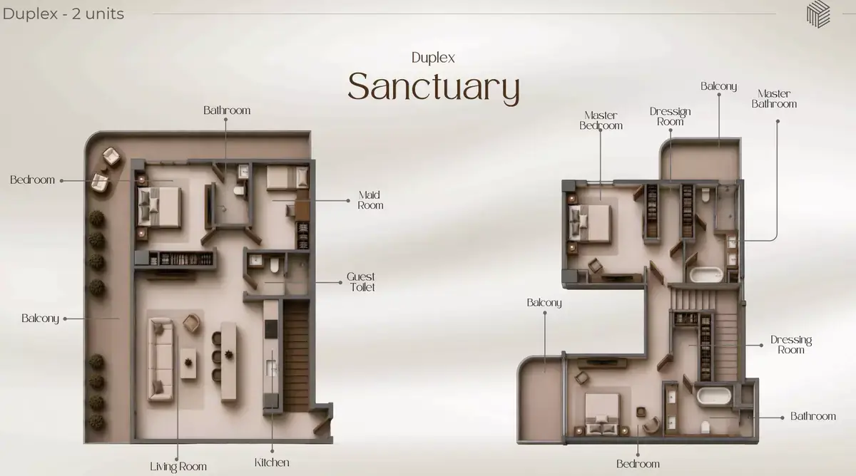 Планировка — 3-спальная, 216 м²