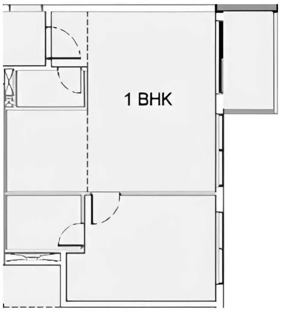 Планировка — 1-спальная, 70 м²