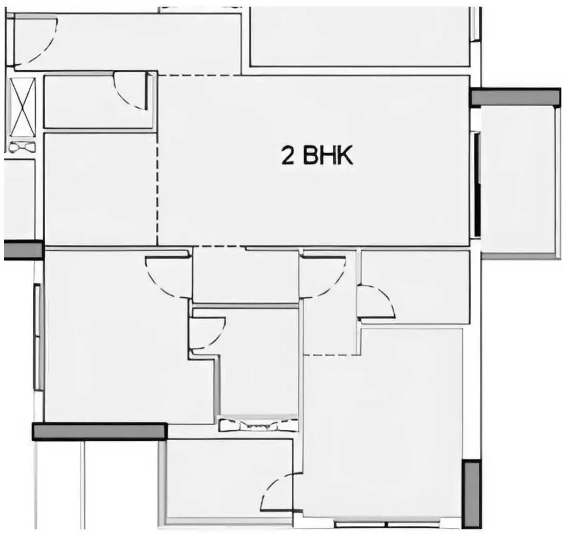 Планировка — 2-спальная, 108 м²