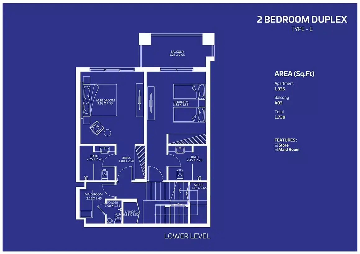 Планировка — 2-спальная, 161 м²