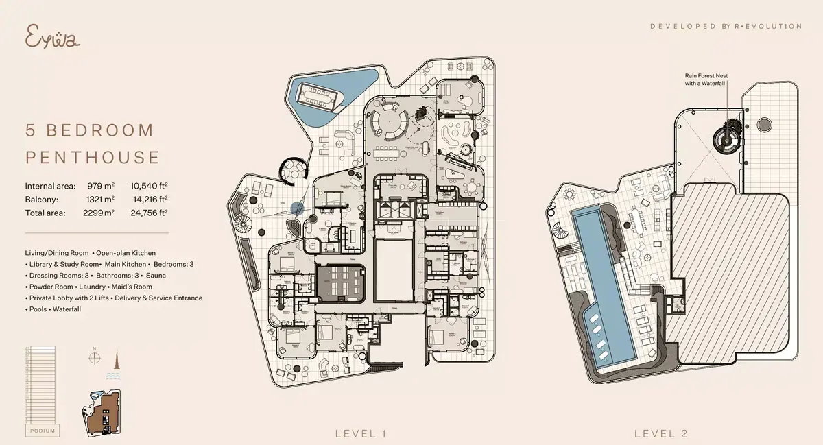 Планировка — квартира, 2300 м²