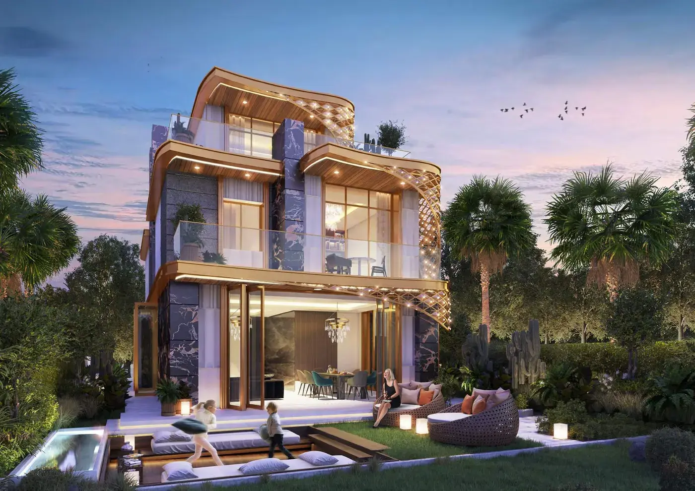 Gems Estates phase 2 By Damac — визуализация