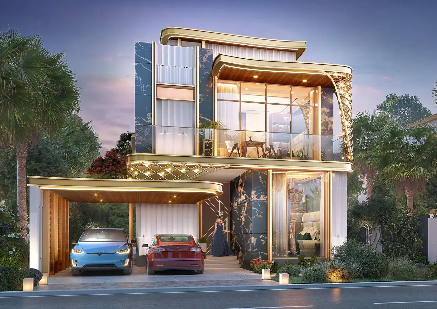 Gems Estates phase 2 By Damac — визуализация