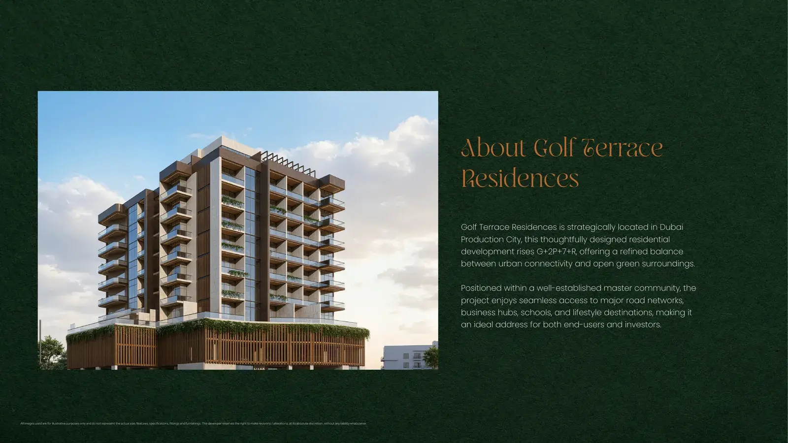 Golf Terrace Residences — локация и доступность