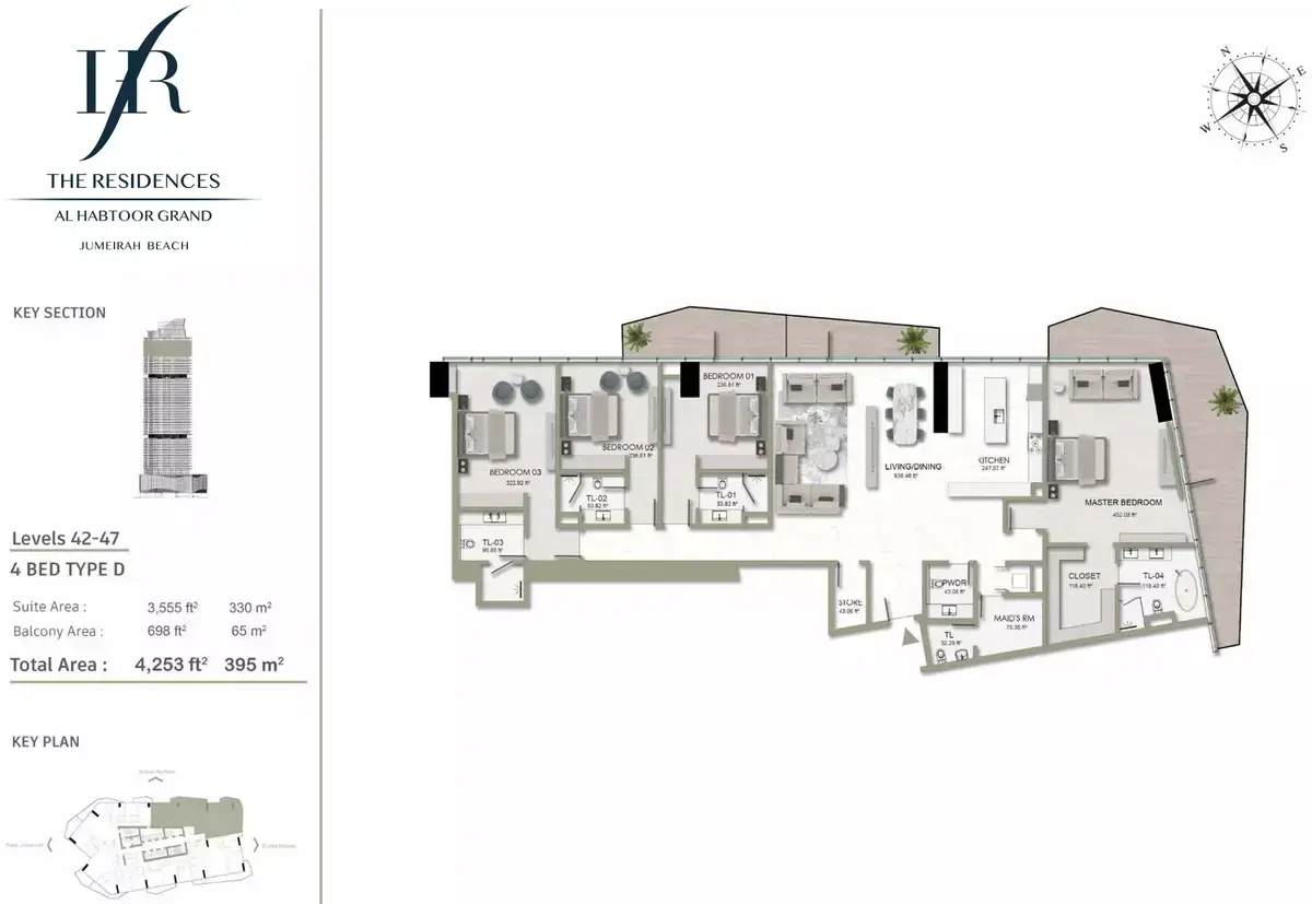 Планировка — квартира, 395 м²