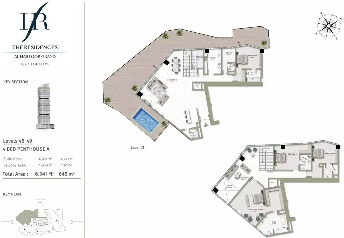 Планировка — квартира, 603 м²