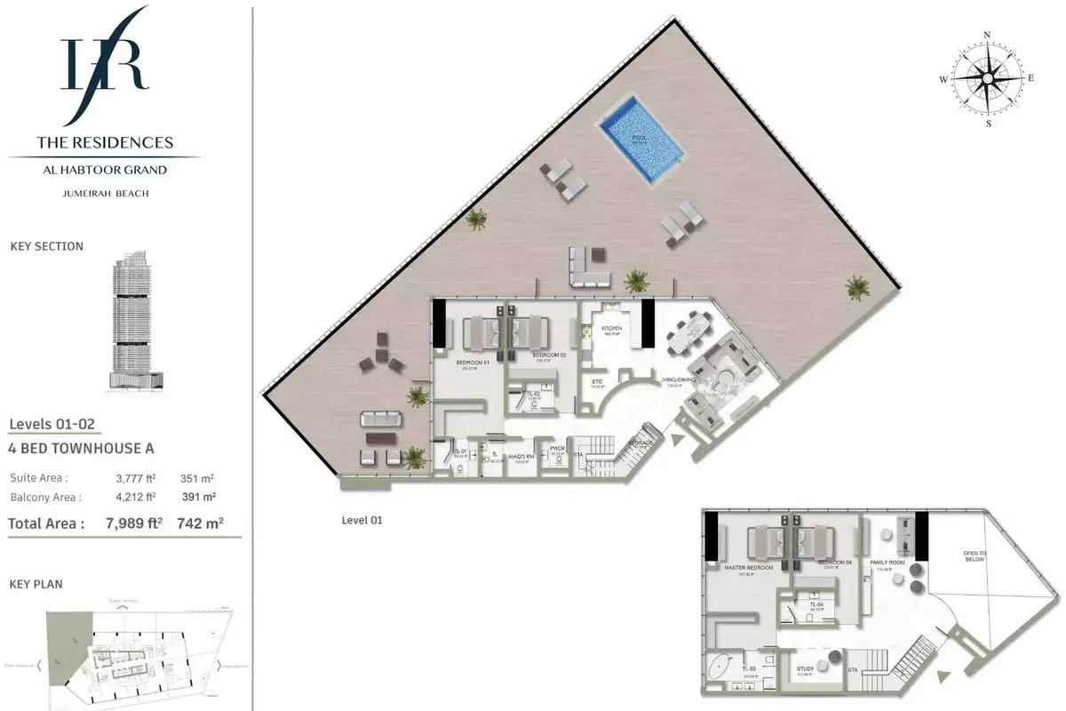 Планировка — квартира, 742 м²
