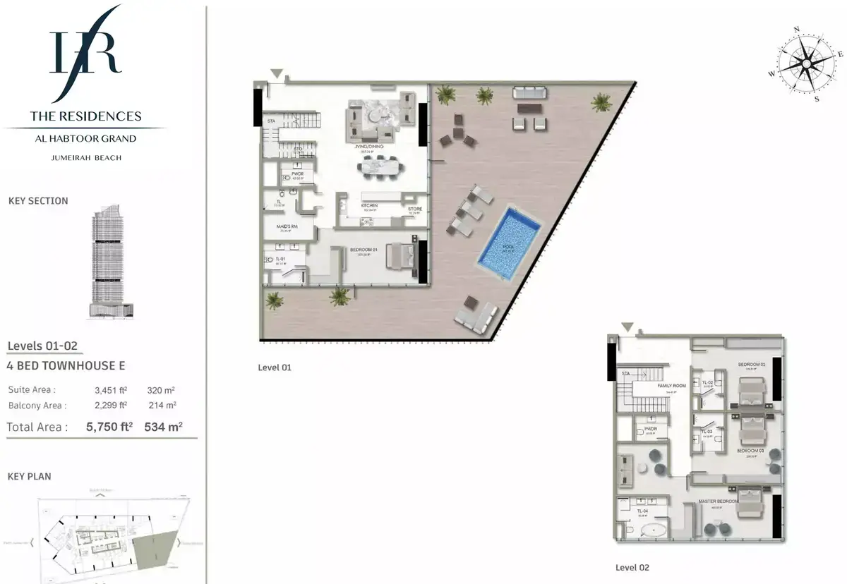 Планировка — квартира, 534 м²