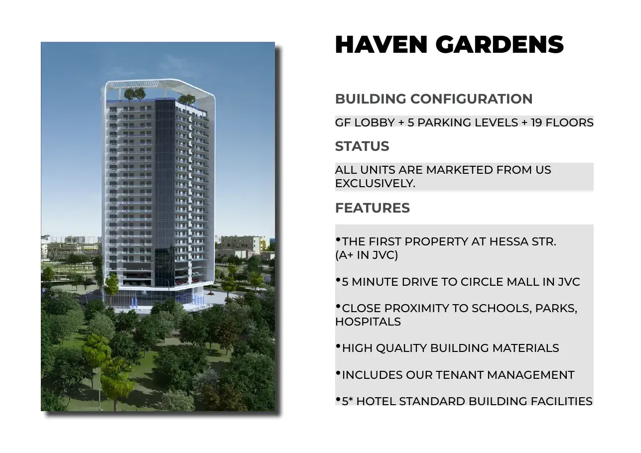 The Haven Gardens — сколько ехать до точек города