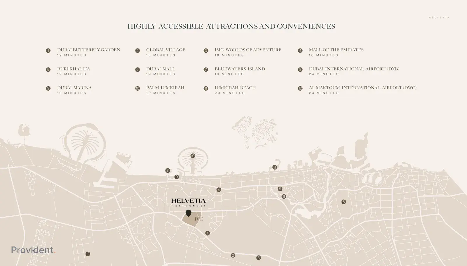 Helvetia Residences Phase 2 By DHG — сколько ехать до точек города