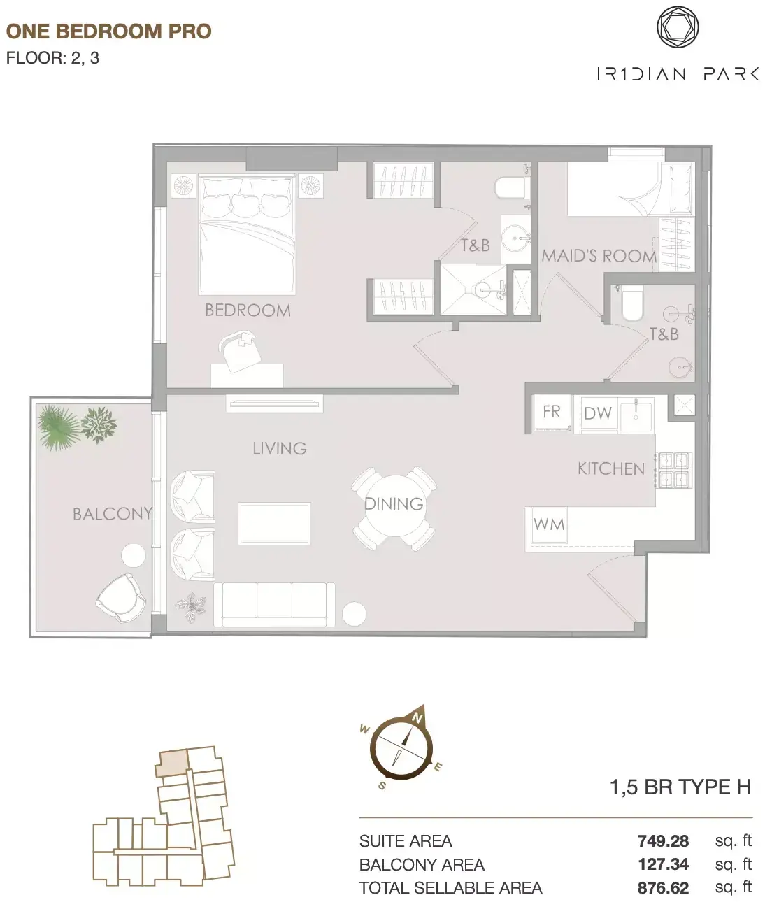 Планировка — 2-спальная, 81 м²