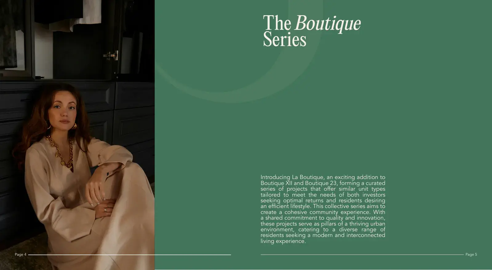 La Boutique — схема из брошюры застройщика