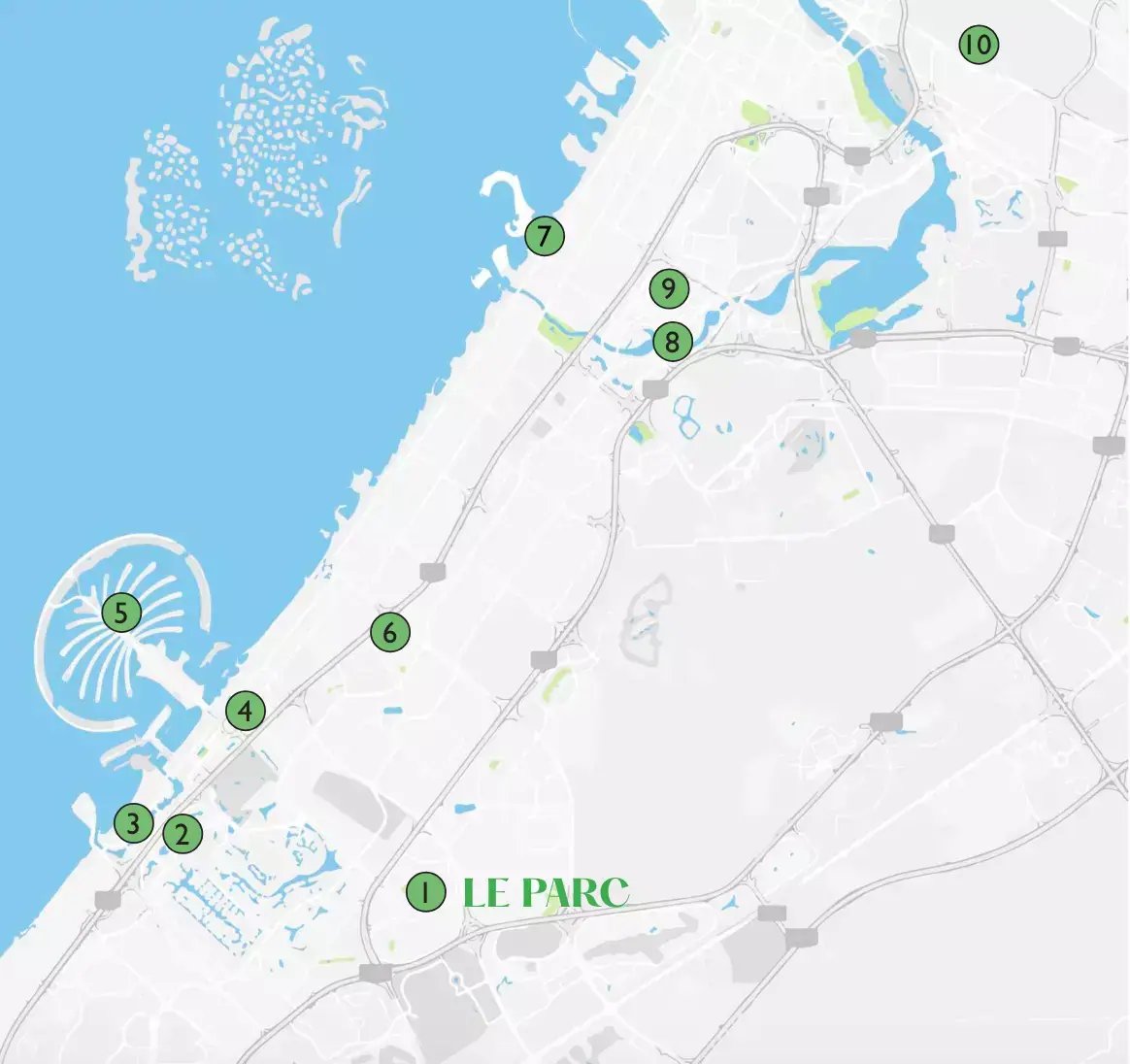 Мастер-план Le Parc Homes Phase 2 By Kbw