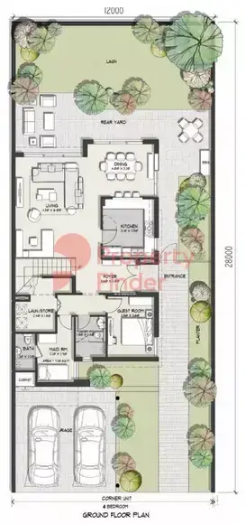 Планировка — квартира, 457 м²