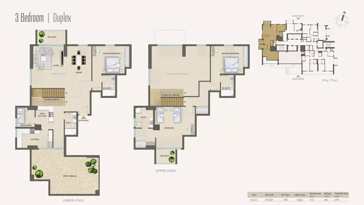 Планировка — 3-спальная, 252 м²