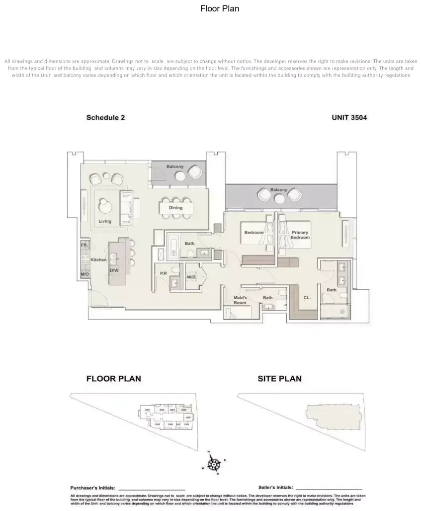Планировка — 2-спальная, 167 м²