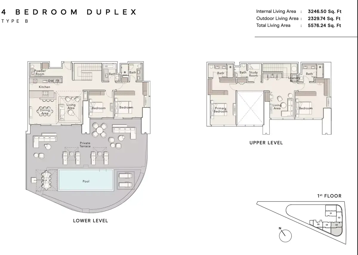 Планировка — квартира, 518 м²