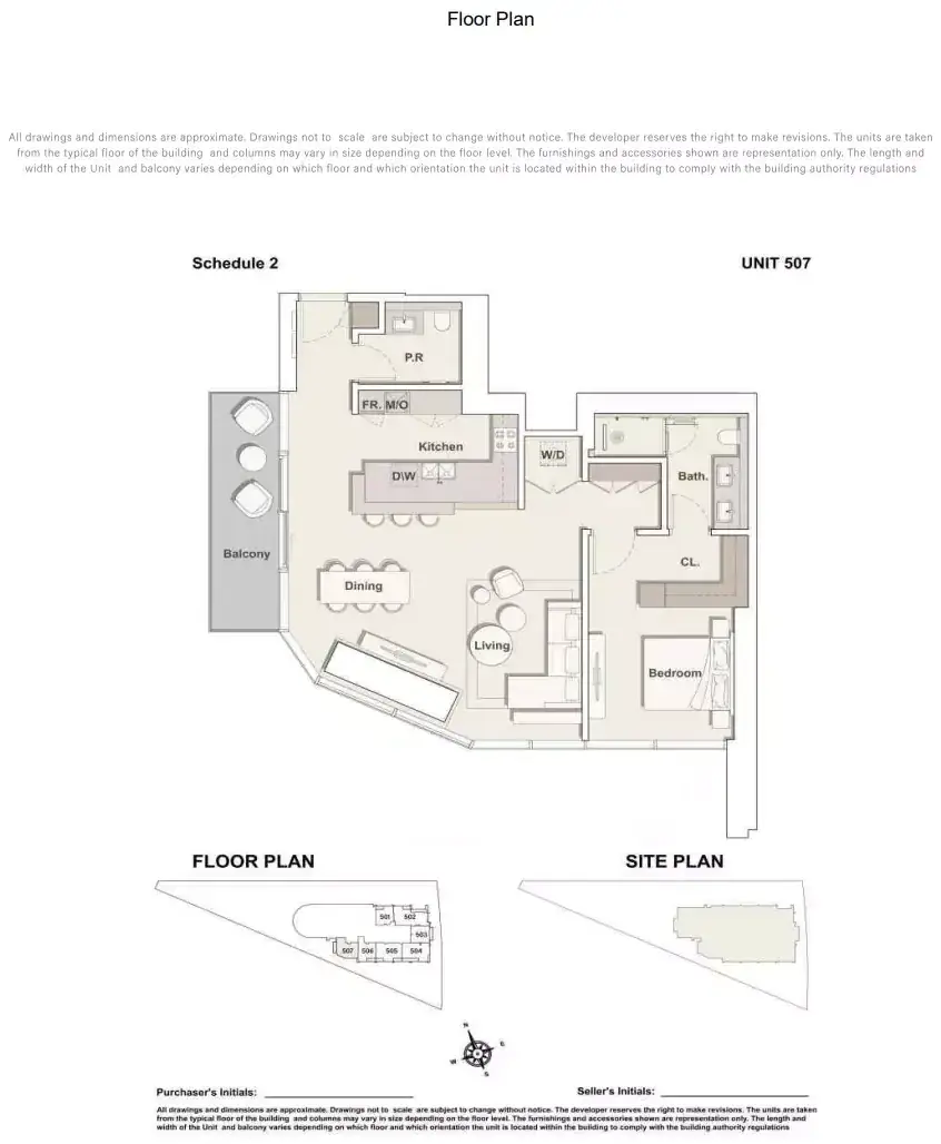 Планировка — 1-спальная, 111 м²