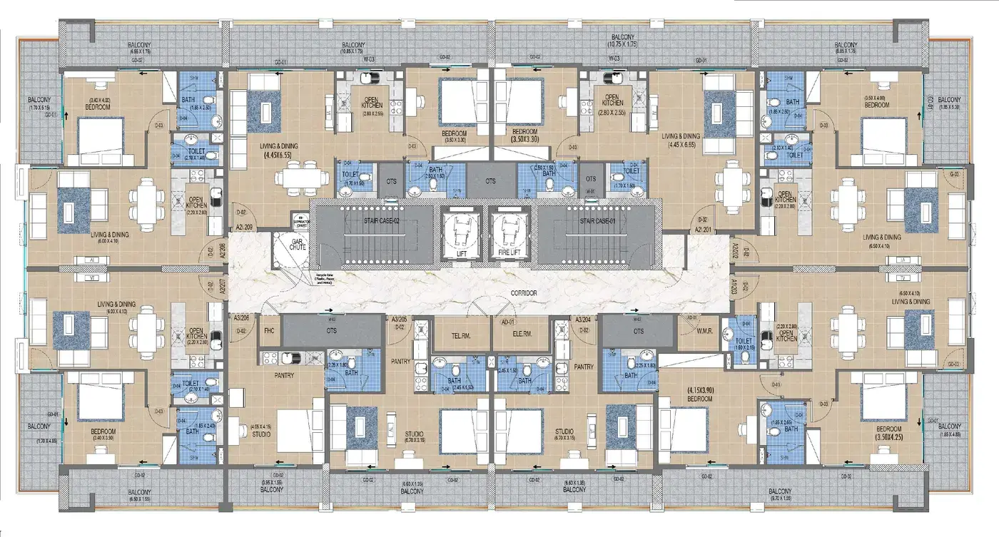 Purvanchal Triana Residences — визуализация