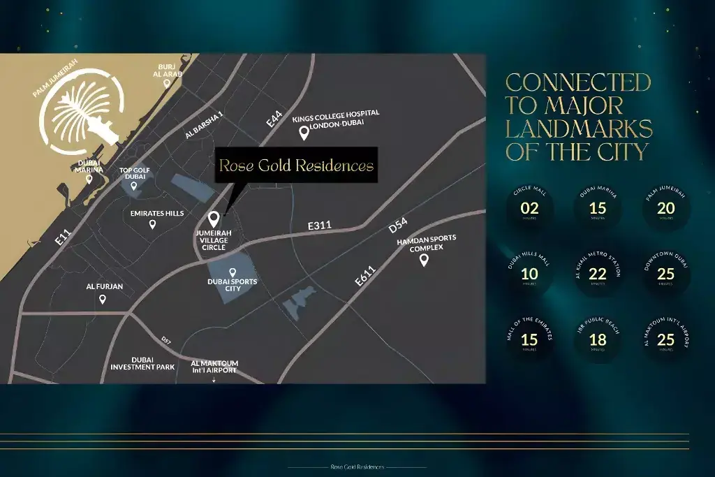 Мастер-план Rose Gold Residences