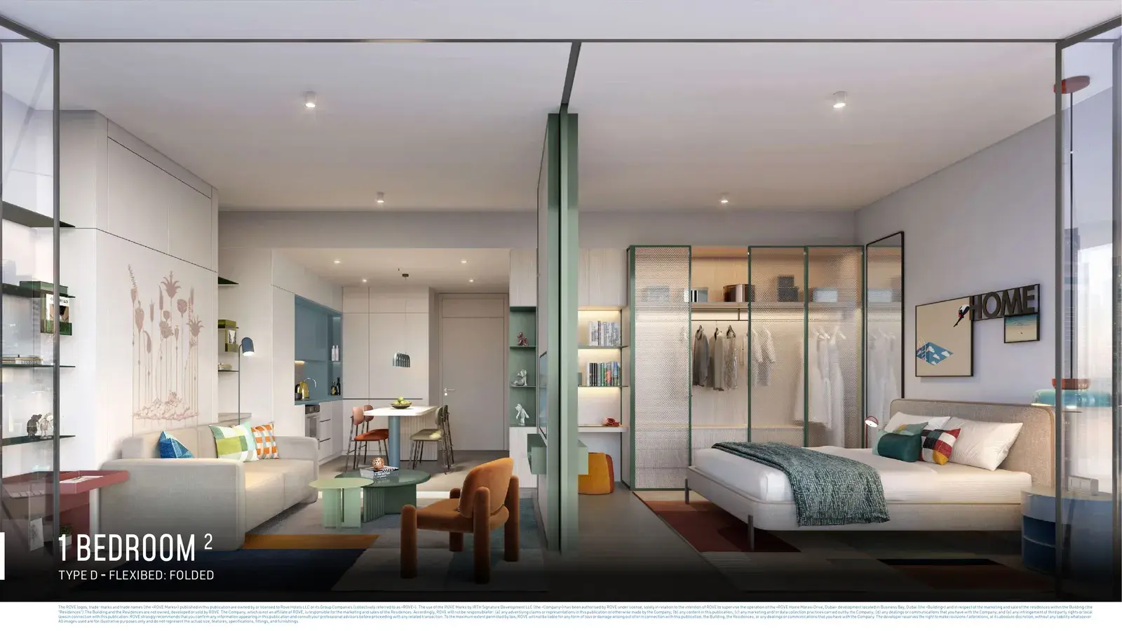 Rove Home Marasi Drive By IRTH — схема из брошюры застройщика