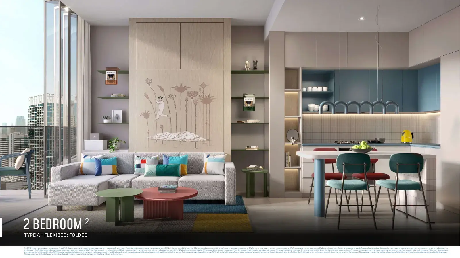 Rove Home Marasi Drive By IRTH — схема из брошюры застройщика