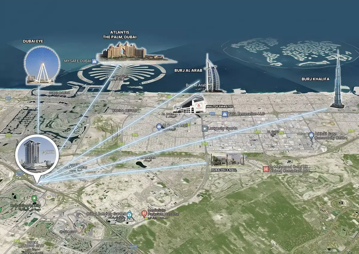 Мастер-план Samana Manhattan Phase 2