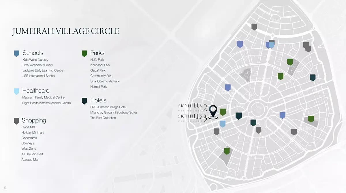 Мастер-план Skyhills Residences - 2