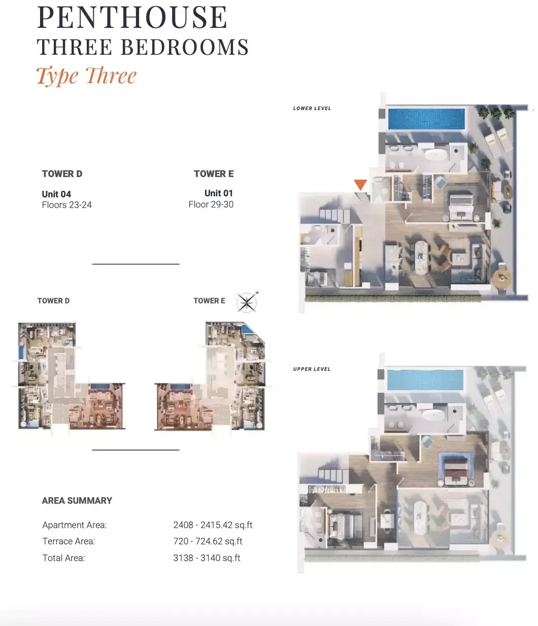 Планировка — 3-спальная, 292 м²