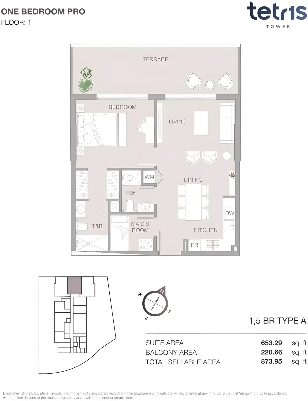 Планировка — 2-спальная, 81 м²