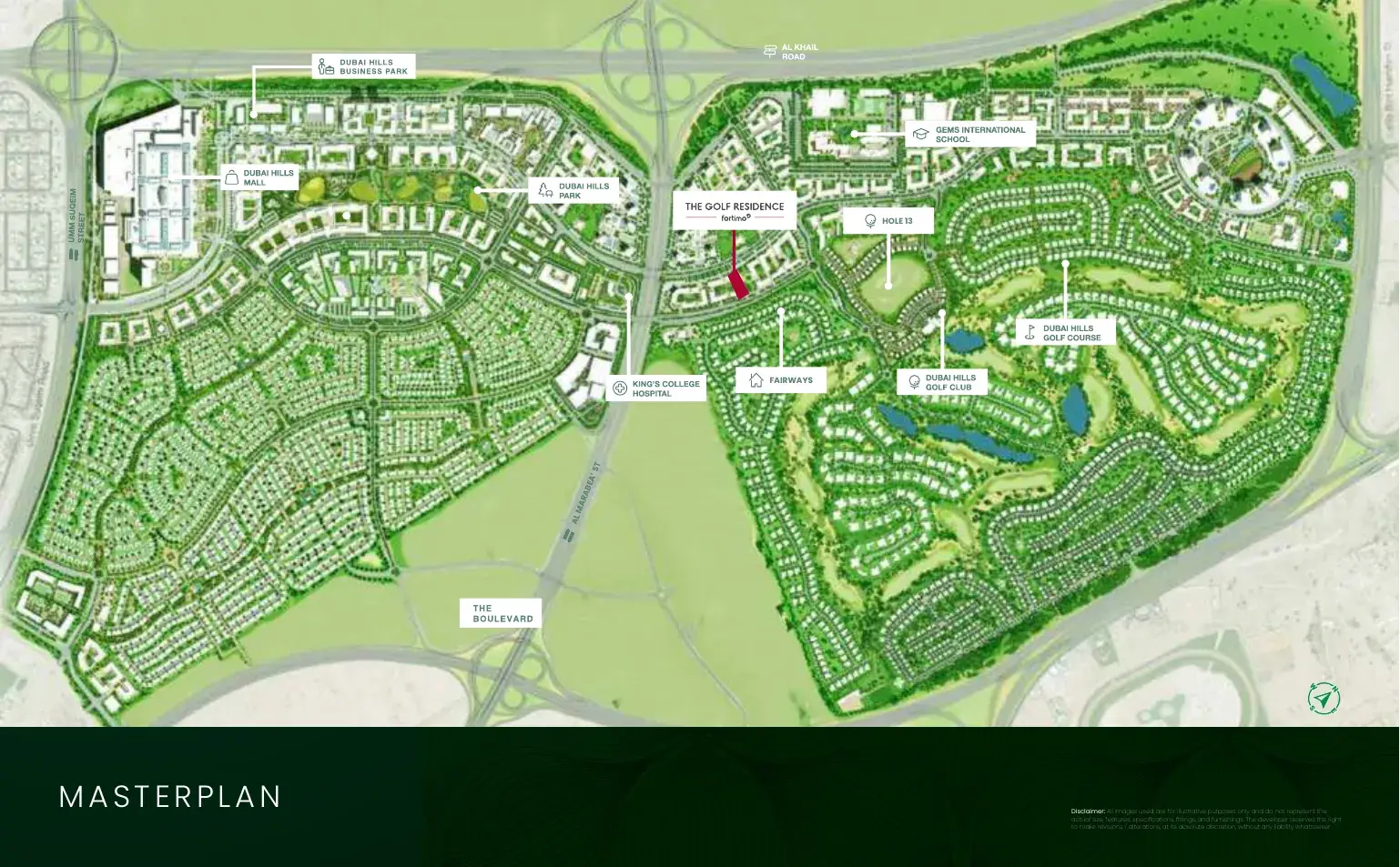 The Golf Residences — мастер-план проекта