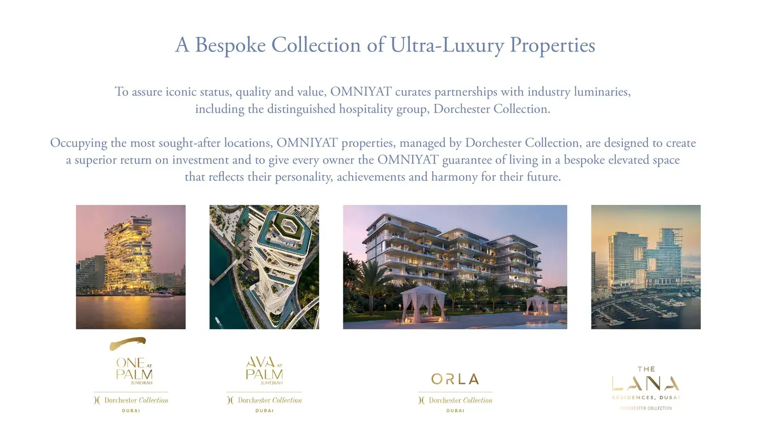 Vela Dorchester Collection — локация и доступность