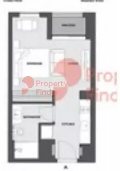 Планировка — Студия, 35 м²
