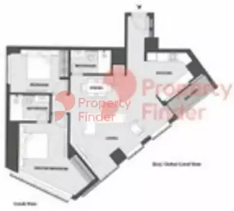 Планировка — 2-спальная, 103 м²