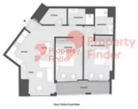 Планировка — 2-спальная, 91 м²