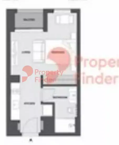 Планировка — Студия, 35 м²