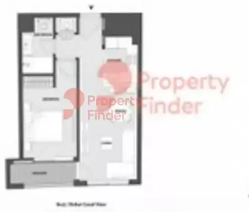 Планировка — 1-спальная, 52 м²