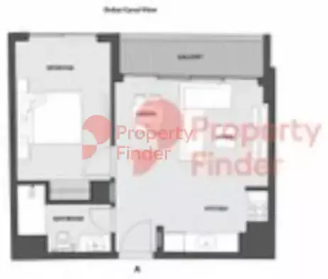 Планировка — 1-спальная, 54 м²