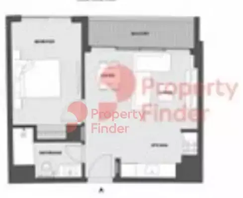 Планировка — 1-спальная, 54 м²