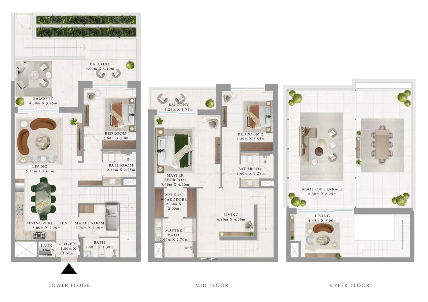 Address Residences at Dubai Creek Harbour — визуализация