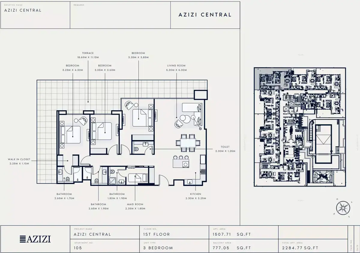 Планировка — 3-спальная, 212 м²