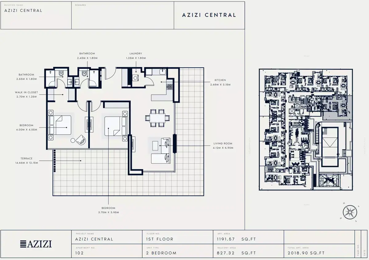 Планировка — 2-спальная, 187 м²