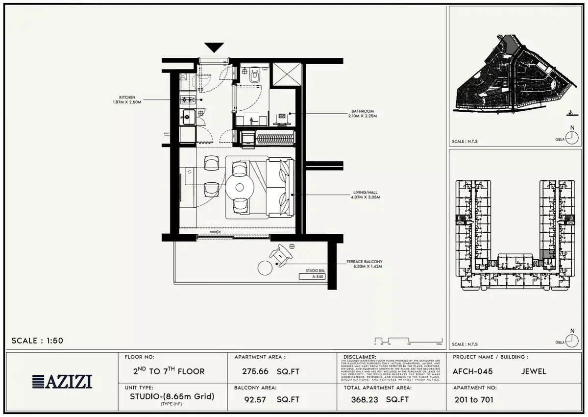 Планировка — Студия, 34 м²