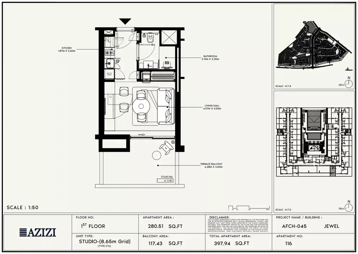 Планировка — Студия, 37 м²