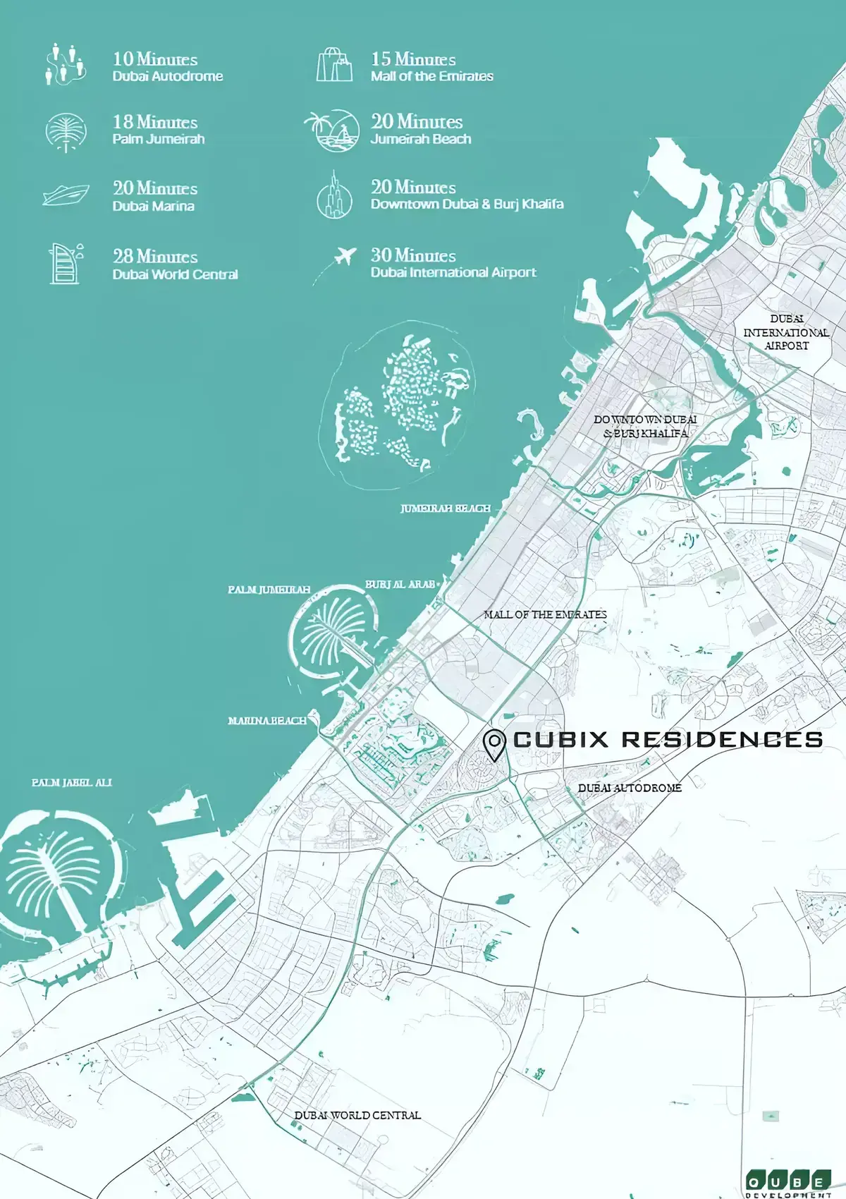 Мастер-план Cubix Residences