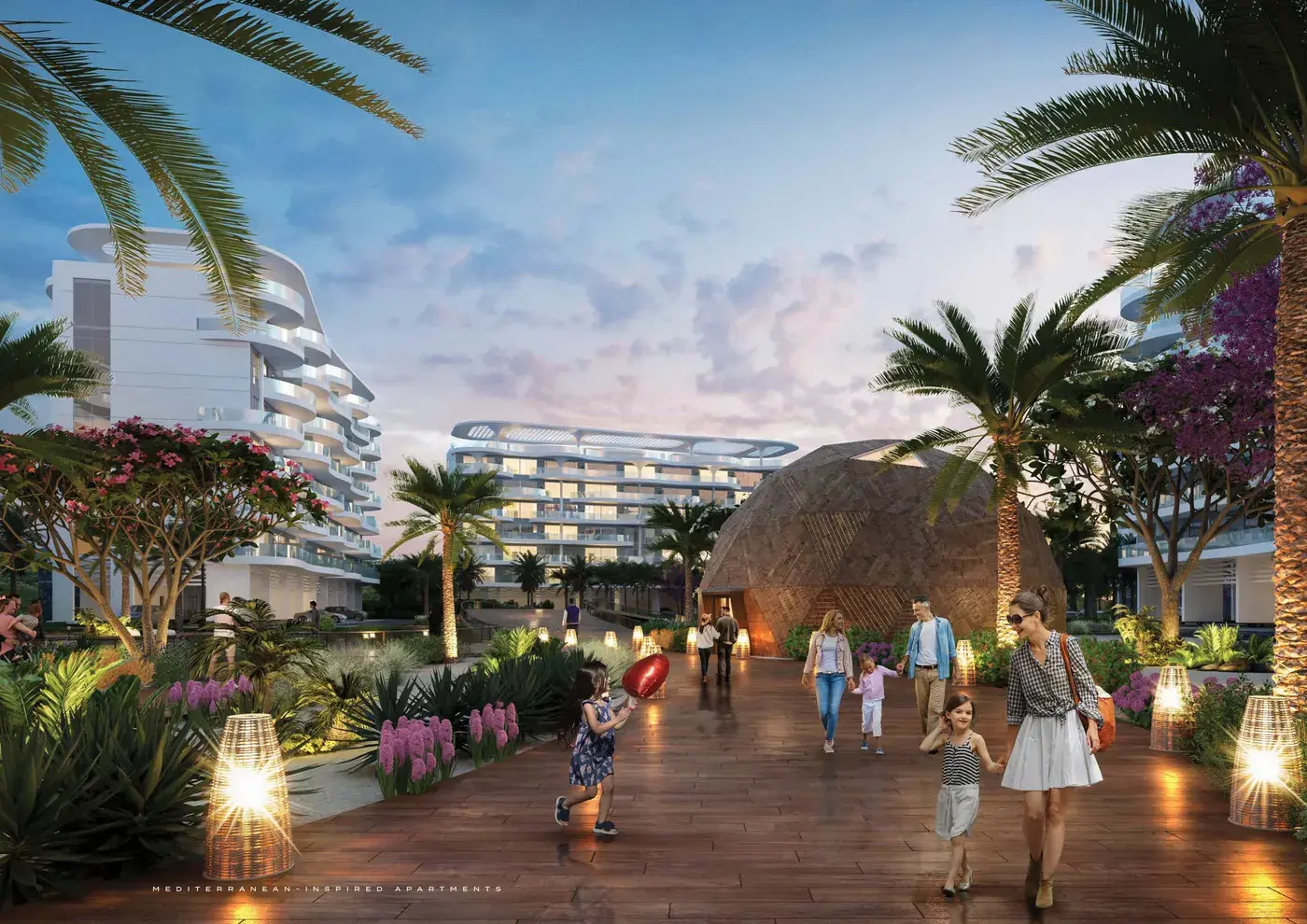 Damac Lagoon Views Phase 7 — визуализация