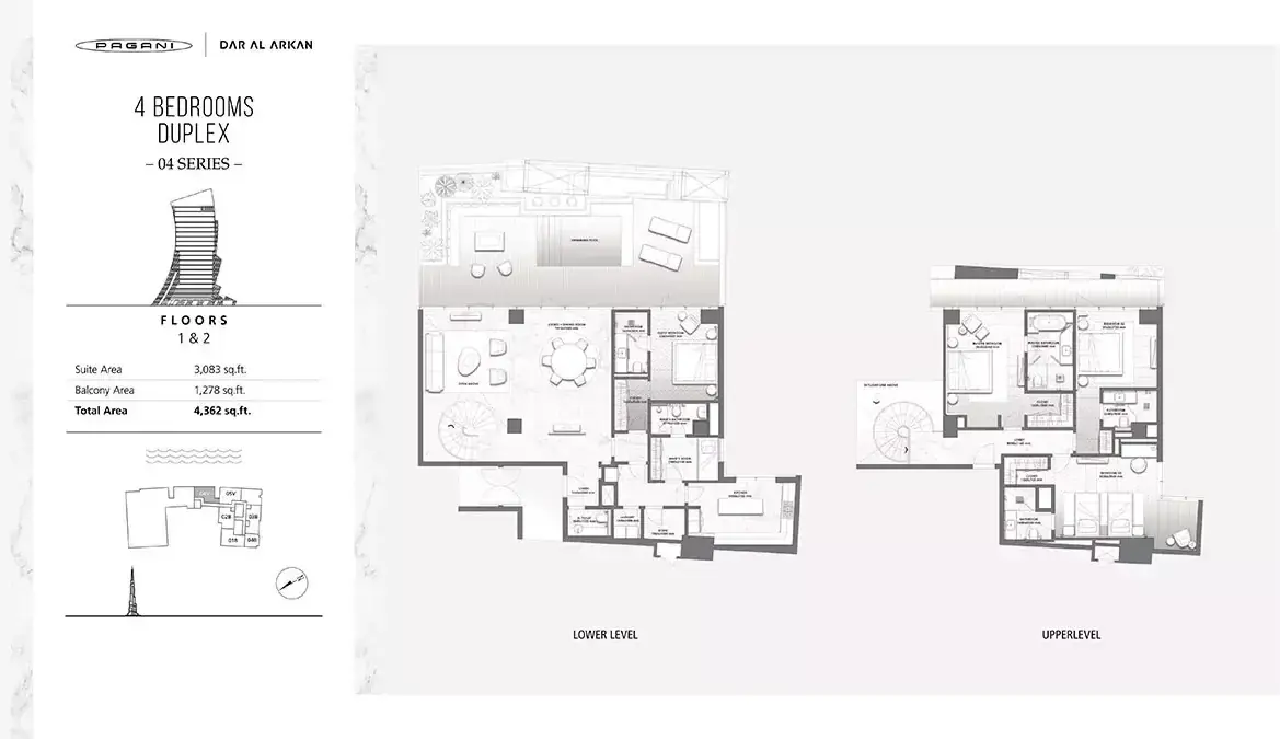 Планировка — квартира, 405 м²
