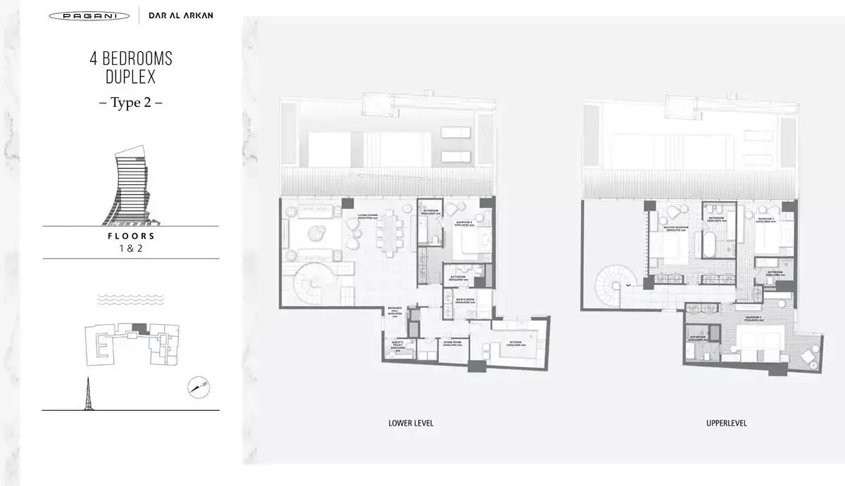 Планировка — квартира, 405 м²