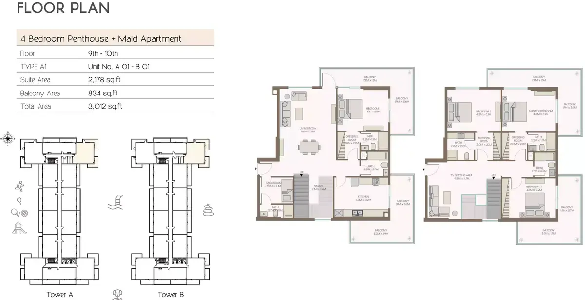 Планировка — квартира, 280 м²